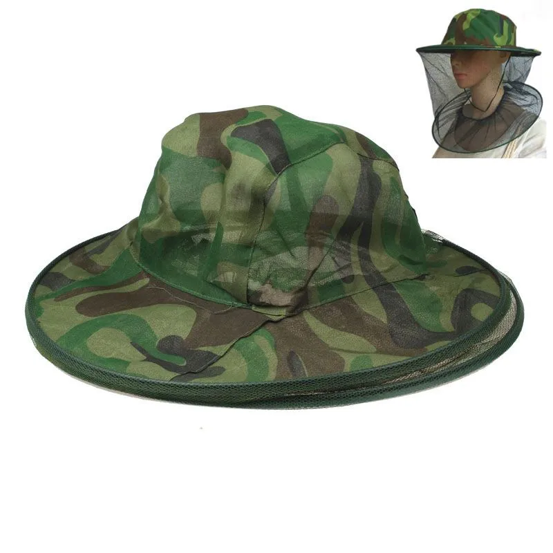 Net Mesh Head Face Protector Cap Insect Bee Mosquito Resistance hat Sun Fish Hat tiene sale