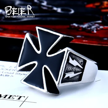 Beier new store 316L Stainless Steel 3D Cross Style Rings top quality Man's fashion Jewelry LLBR8-205R
Beier new store 316L Stainless Steel 3D Cross Style Rings top quality Man's fashion Jewelry LLBR8-205R
