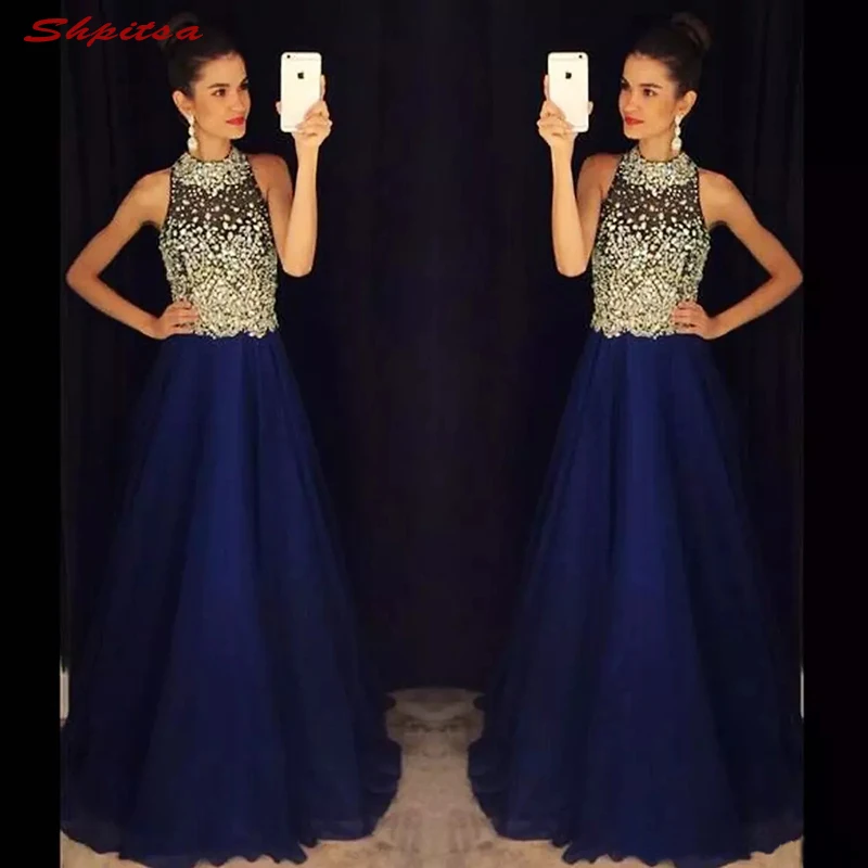 Navy Blue Mother of the Bride Dresses for Wedding Party Sexy A Line Evening Gowns Groom Godmother Dinner Dresses 2018
Navy Blue Mother of the Bride Dresses for Wedding Party Sexy A Line Evening Gowns Groom Godmother Dinner Dresses 2018