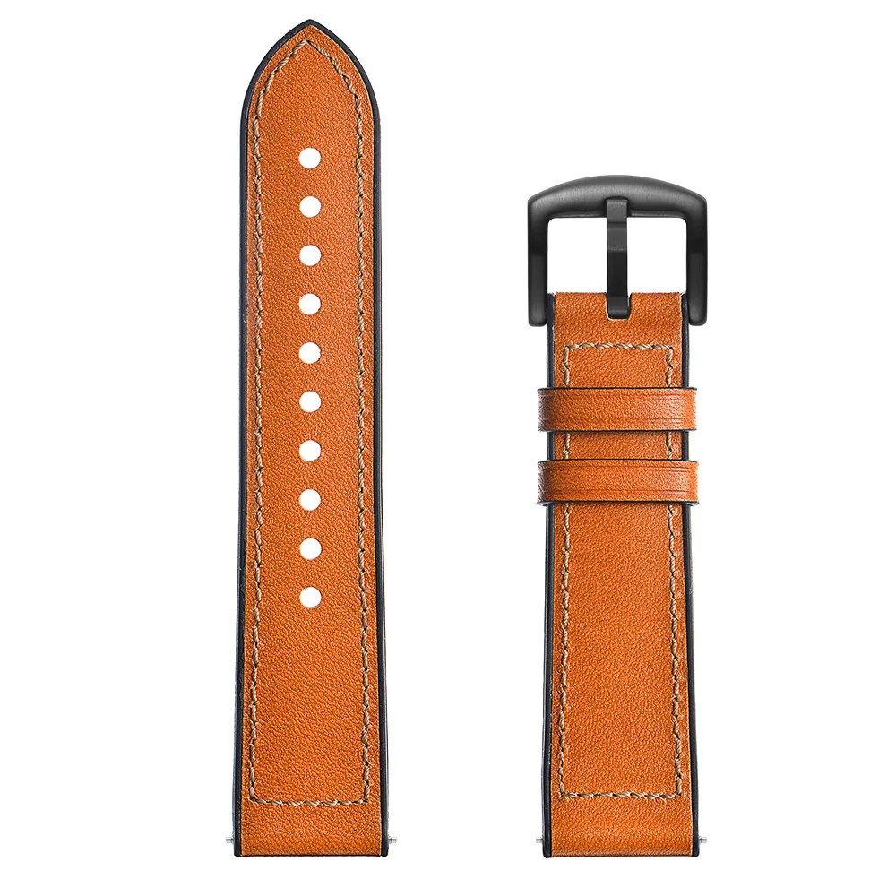 Colorful Retro Leather WatchBand Wrist Straps Bracelet for Huami Amazfit Bip Youth watch 20mm | Электроника