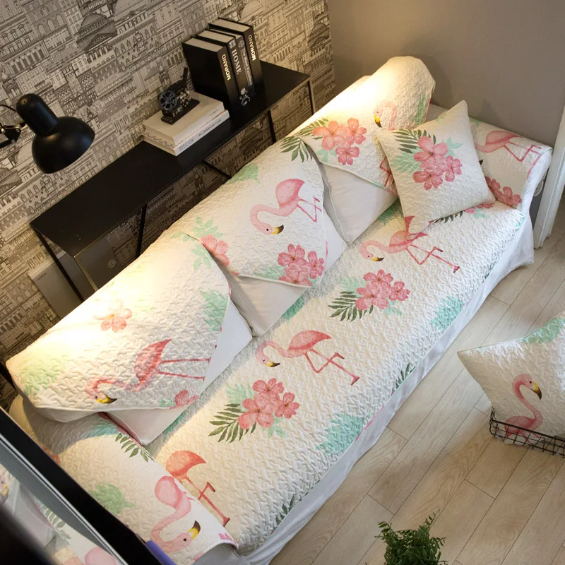 Cotton Sofa Cover Sofa Towel Flamingos Pattern Modern Simple Sofa Slipcover Seat Slip Resistant Sofa Covers for Living Room
Cotton Sofa Cover Sofa Towel Flamingos Pattern Modern Simple Sofa Slipcover Seat Slip Resistant Sofa Covers for Living Room