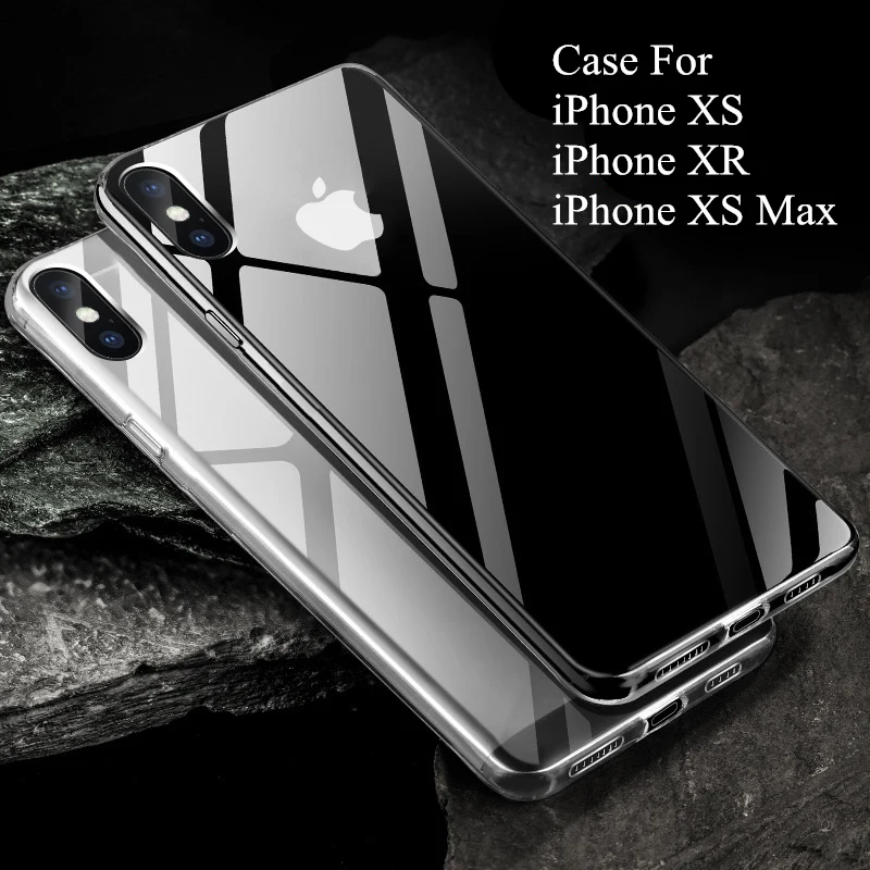 Легкий Чехол для iphone XS Max XR 6 6s 7 8 Plus x Filminess чехлы телефонов Прозрачный Роскошный