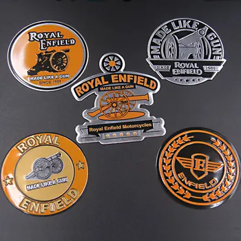 Royal Enfield Motorbike Emblem Badge aluminum standard high quality Decal & sticker for Bullet 350 etc Classic Retro Motorcycle
Royal Enfield Motorbike Emblem Badge aluminum standard high quality Decal & sticker for Bullet 350 etc Classic Retro Motorcycle