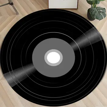Music Vinyl Record Printed Round Carpet Soft Carpets For Living Room Anti-slip Rug Floor Mat Home Decor Kids Room 120/100/80CM
Music Vinyl Record Printed Round Carpet Soft Carpets For Living Room Anti-slip Rug Floor Mat Home Decor Kids Room 120/100/80CM
