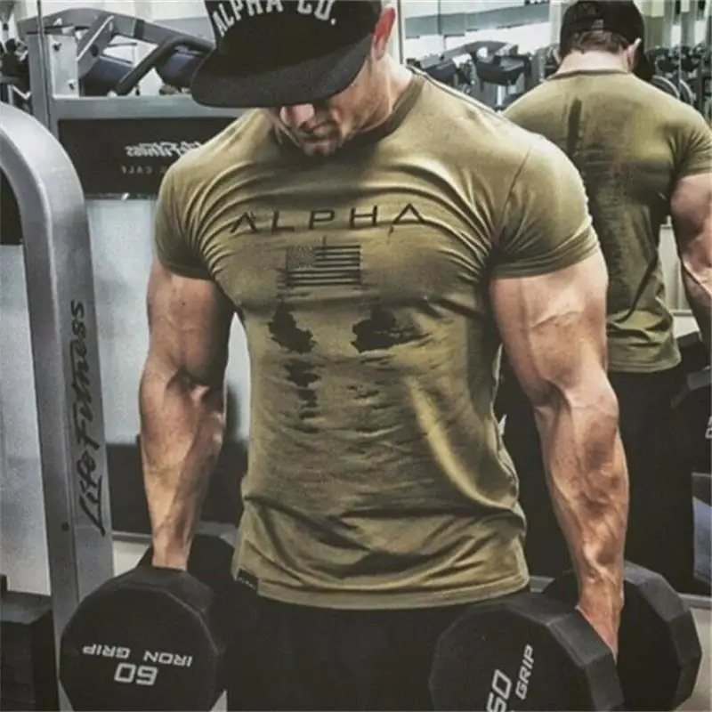 2019 Breathable Sport Gym t shirt Men Fitness Short Sleeve print running shirt Men Workout Training Tees Sport T-shirt Rashgard
2019 Breathable Sport Gym t shirt Men Fitness Short Sleeve print running shirt Men Workout Training Tees Sport T-shirt Rashgard