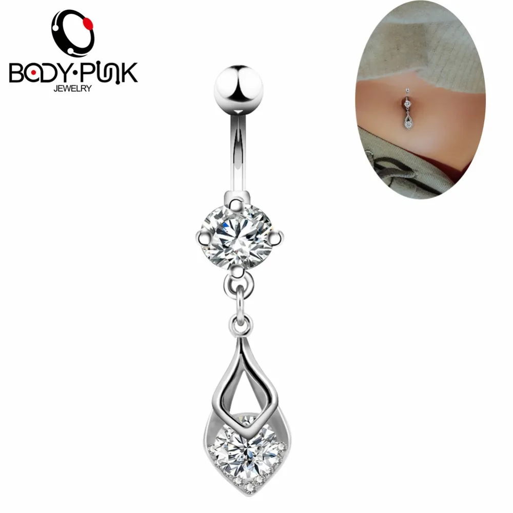 BODY PUNK Steel Color With Rhinestone Water Drop Shape Navel Rings For Women Belly Button Piercing Sexy Body Jewelry
BODY PUNK Steel Color With Rhinestone Water Drop Shape Navel Rings For Women Belly Button Piercing Sexy Body Jewelry