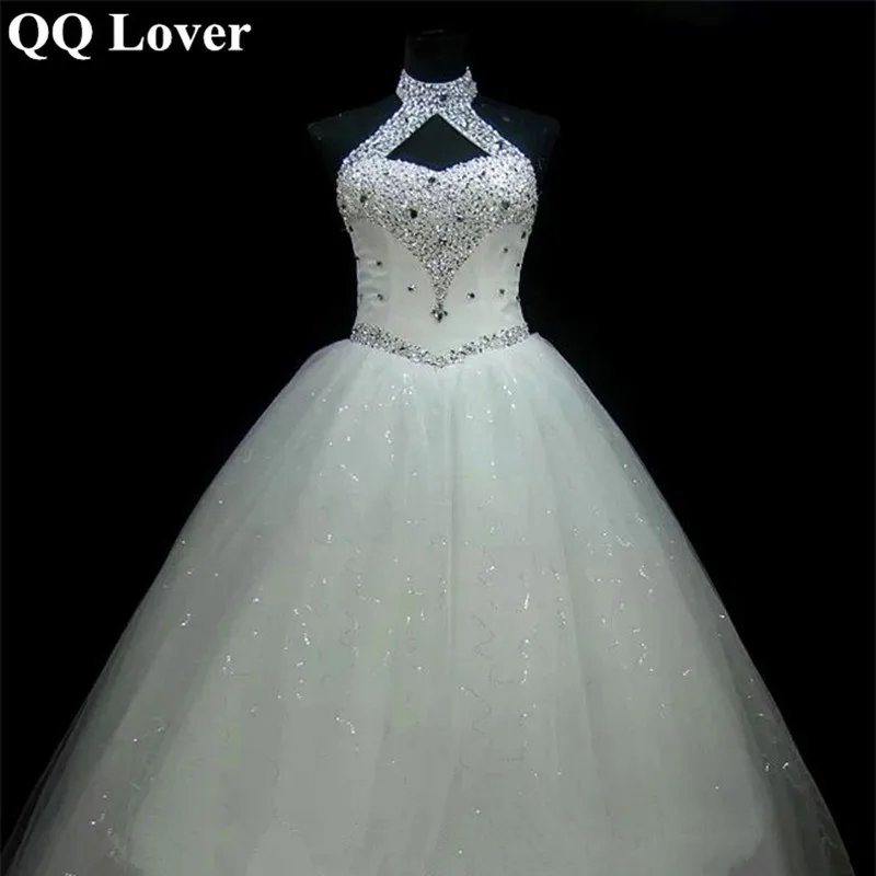 QQ Lover 2019 New Halter Luxury Beaded Wedding Dress With Video Plus Size Bridal Gown Vestido De Noiva
QQ Lover 2019 New Halter Luxury Beaded Wedding Dress With Video Plus Size Bridal Gown Vestido De Noiva