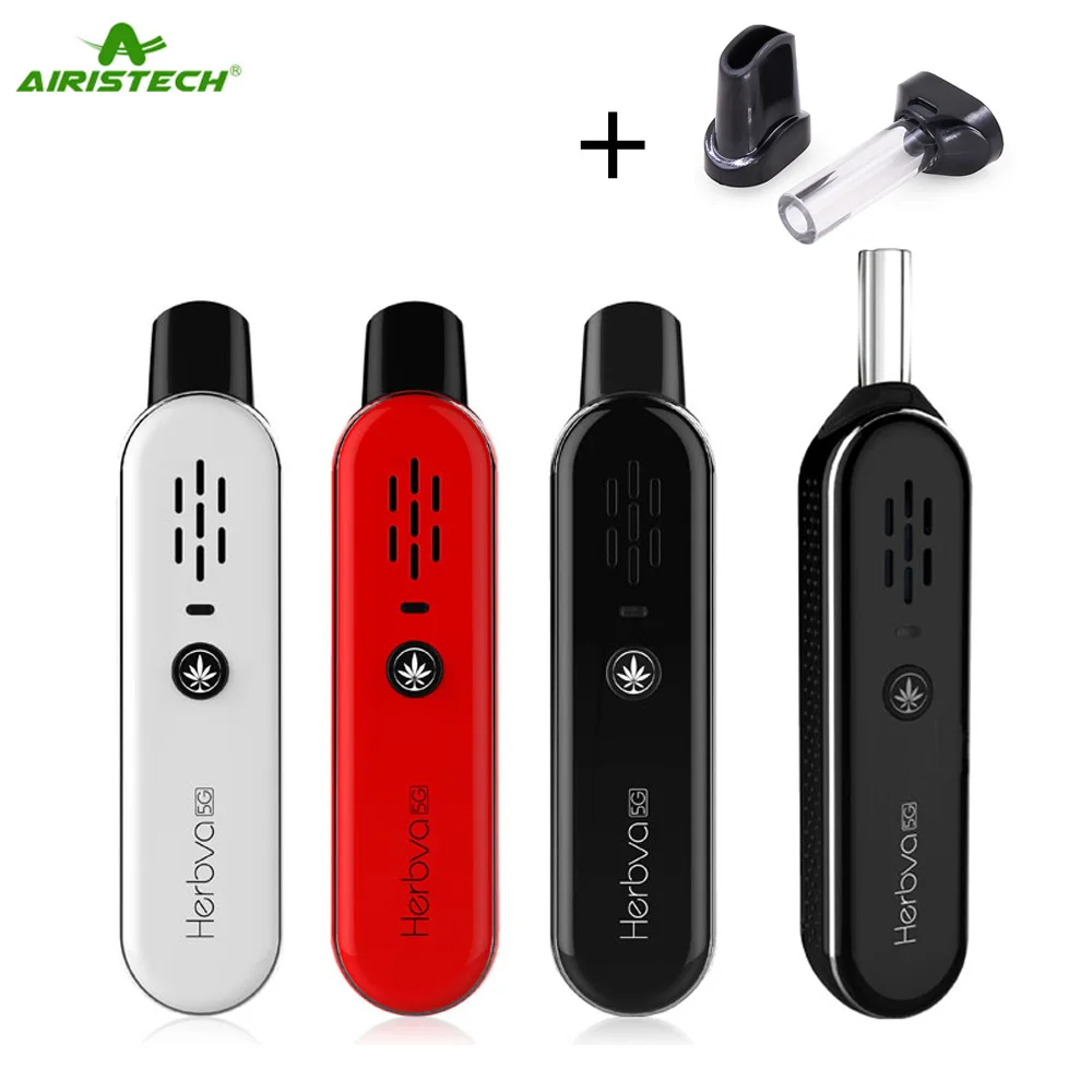 

Original Dry Herb Vaporizer Airistech Herbva 5G Vaporizer 1000mah Battery Ceramic Chamber herbal Vape Pen E cigarette kits