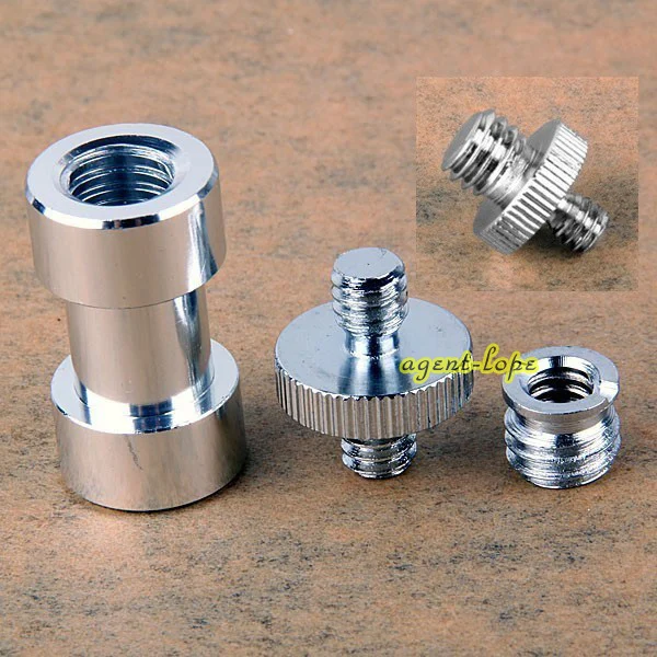 4 in 1 -------- 1/4" and 3/8" screw Spigot Stud convert Adapter For Canon Nikon Sony Fuji Pentax Camera and Stand or Tripod
4 in 1 -------- 1/4" and 3/8" screw Spigot Stud convert Adapter For Canon Nikon Sony Fuji Pentax Camera and Stand or Tripod