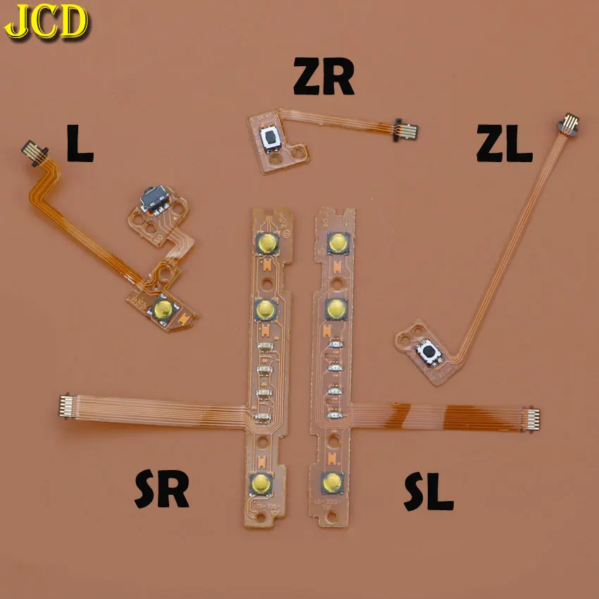 JCD Replacement ZR ZL L SL SR Button Key Ribbon Flex Cable for Switch On Off Volume Button Connector for NS Joy-Con
JCD Replacement ZR ZL L SL SR Button Key Ribbon Flex Cable for Switch On Off Volume Button Connector for NS Joy-Con