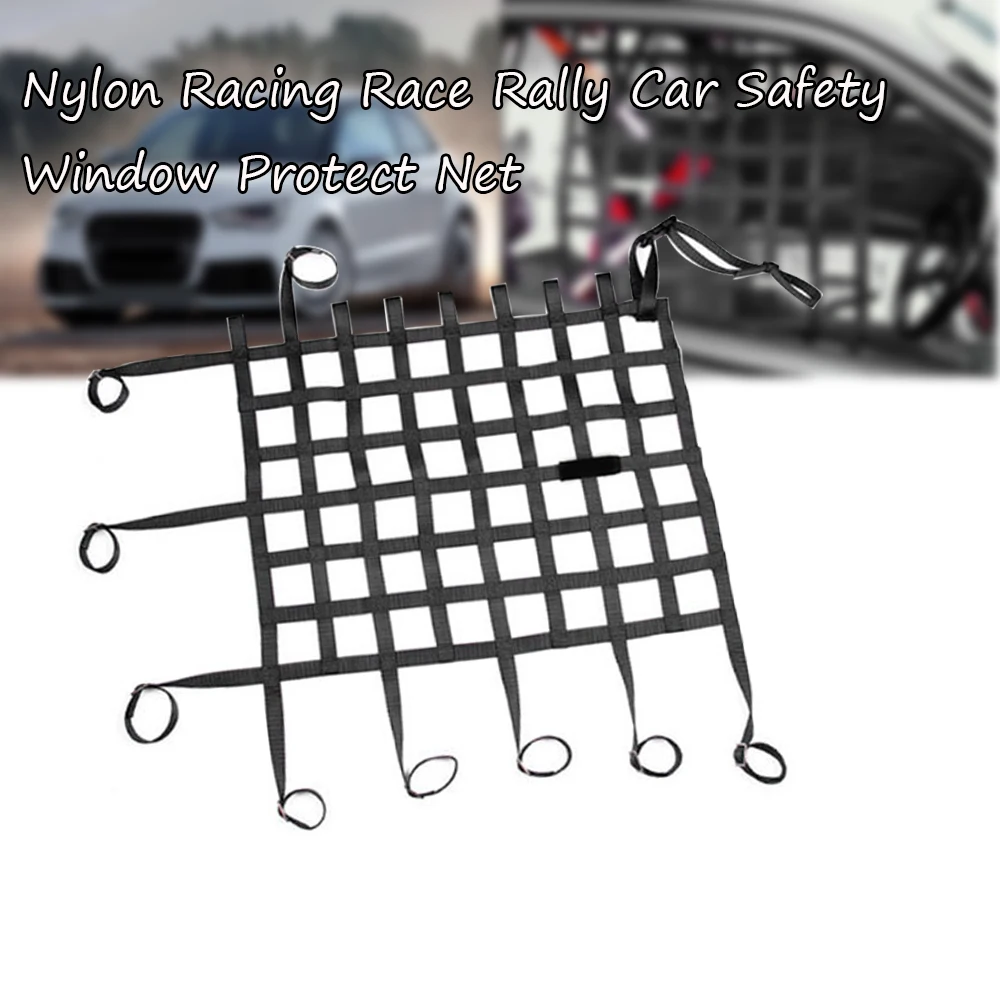 Nylon Racing Race Rally Car Safety Window Protect Net 61X46CM Tensioning Belts Universal Safety Window Net Racing Car Safety
Nylon Racing Race Rally Car Safety Window Protect Net 61X46CM Tensioning Belts Universal Safety Window Net Racing Car Safety