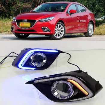 CSCSNL 1 set Car LED For Mazda 3 Axela 2013 2014 2015 2016 12V ABS Fog Lamp Cover DRL Daytime Running Light with turn signal
CSCSNL 1 set Car LED For Mazda 3 Axela 2013 2014 2015 2016 12V ABS Fog Lamp Cover DRL Daytime Running Light with turn signal