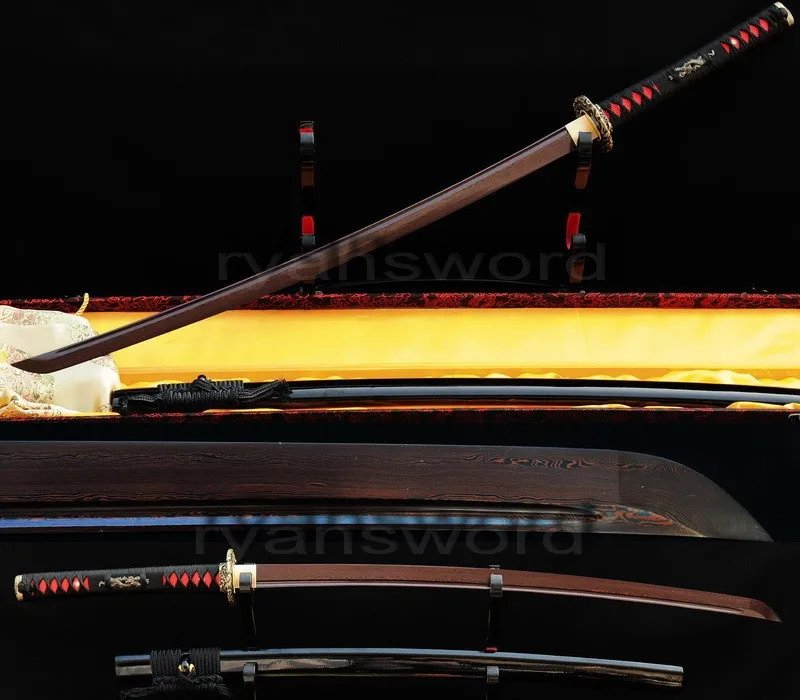 Hand forge folded Red damascus Steel Japanese Katana Samurai sword full tang battle ready
Hand forge folded Red damascus Steel Japanese Katana Samurai sword full tang battle ready