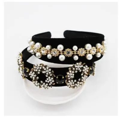 women New Baroque full diamond pearl circle geometric hairbands retro hair accessories catwalk headband jewelry
women New Baroque full diamond pearl circle geometric hairbands retro hair accessories catwalk headband jewelry