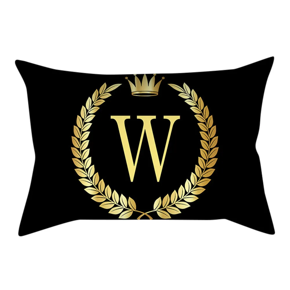Sofa Decorative Cushions Cover Pillow Cover Black and Gold Letter Pillowcase Sofa Cushion Cover Home Decor
Sofa Decorative Cushions Cover Pillow Cover Black and Gold Letter Pillowcase Sofa Cushion Cover Home Decor