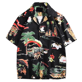 Men Hawaiian Beach Shirts Holiday Shirt Men Summer Short Sleeve Printing Loose Shirts Harajuku Shirt Vintage Shirt
Men Hawaiian Beach Shirts Holiday Shirt Men Summer Short Sleeve Printing Loose Shirts Harajuku Shirt Vintage Shirt