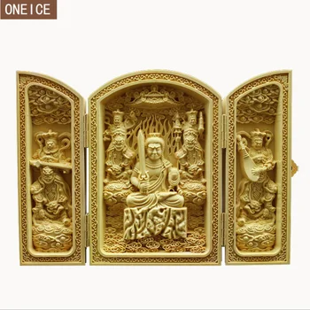Creative wooden Buddha statue model Solid wood exquisite carving 3 open folding Buddha statue Home decoration model crafts
Creative wooden Buddha statue model Solid wood exquisite carving 3 open folding Buddha statue Home decoration model crafts