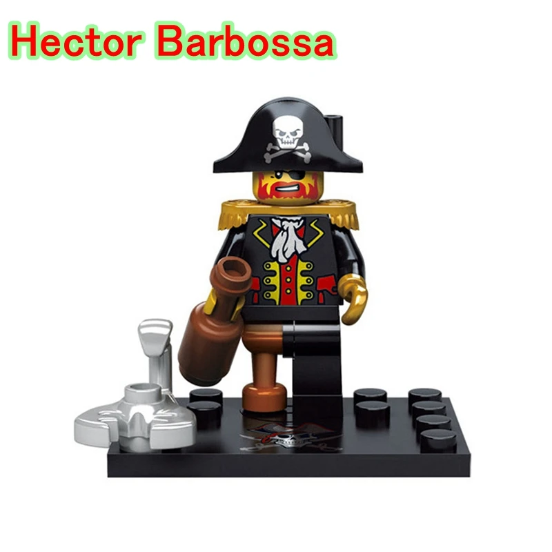 Hector Barbossa Mini Dolls Single Legoing Pirates of the Caribbean Caspian Sea King Building Blocks Toys For Children KSZ 518-6
Hector Barbossa Mini Dolls Single Legoing Pirates of the Caribbean Caspian Sea King Building Blocks Toys For Children KSZ 518-6