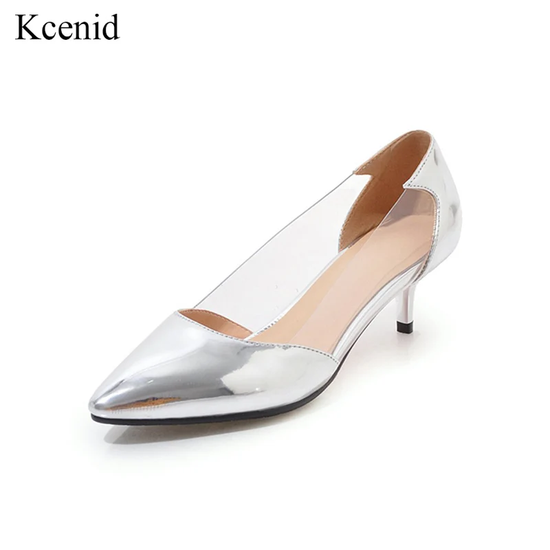 Kcenid 2019 Silver PU PVC women pumps fashion office shoes pointed toe high heels party shoes women's wedding shoes big size 43
Kcenid 2019 Silver PU PVC women pumps fashion office shoes pointed toe high heels party shoes women's wedding shoes big size 43