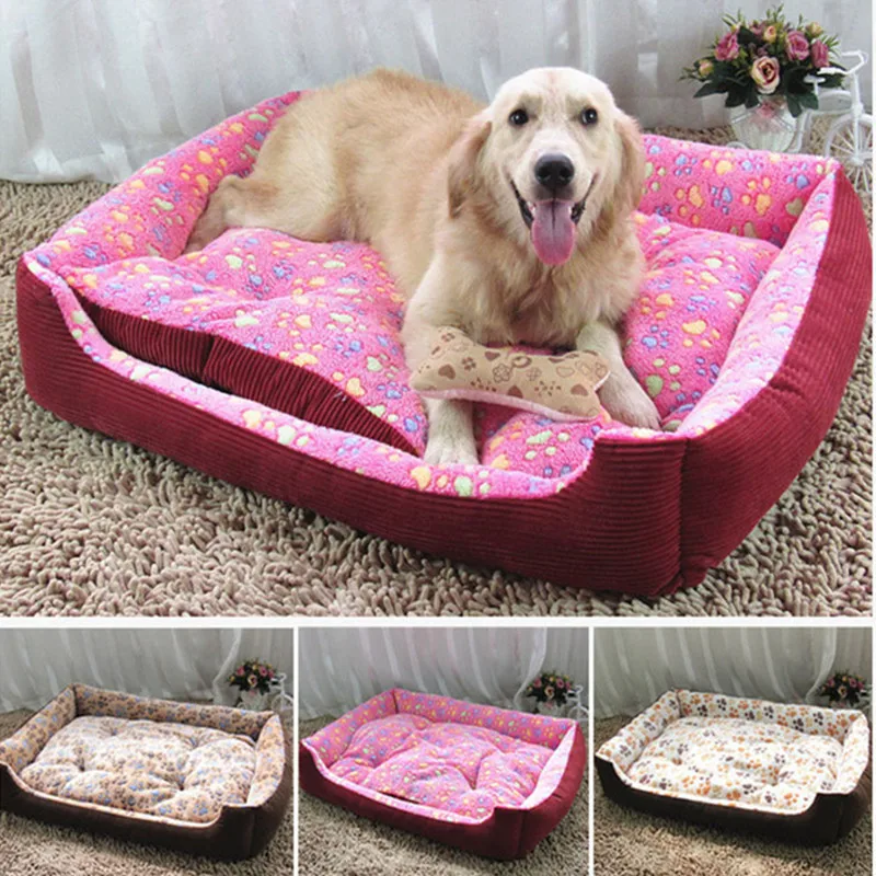 Image Large Breed Dog House Bed Sofas Mat Pet Beds House Dog Mat For Large Dogs Big Blanket Cushion Basket Pet Supplies