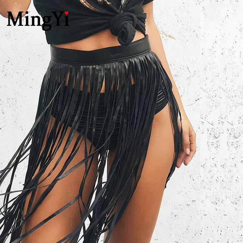 Leather Fringe Skirt Black Women Sexy Harness Waist Band Fringe Belt Tassel Skirt Mini Skirt Festival Party NightClub Dance Wear
Leather Fringe Skirt Black Women Sexy Harness Waist Band Fringe Belt Tassel Skirt Mini Skirt Festival Party NightClub Dance Wear