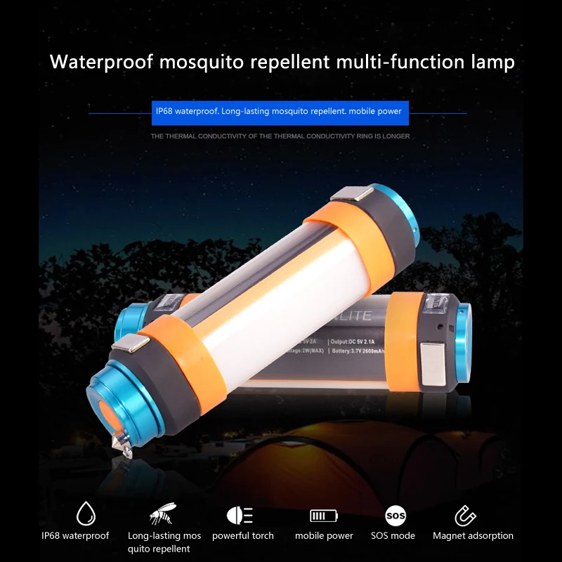 Mosquito repellent horse light usb camping light led emergency light waterproof portable camping
Mosquito repellent horse light usb camping light led emergency light waterproof portable camping