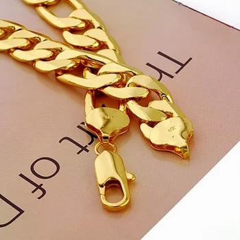 Heavy Big Men's 24K Solid Yellow Gold GF Necklace 10mm wide Chain 23.6" 78g Unconditional Lifetime Replacement Guarantee
Heavy Big Men's 24K Solid Yellow Gold GF Necklace 10mm wide Chain 23.6" 78g Unconditional Lifetime Replacement Guarantee