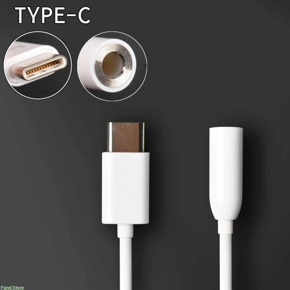 Тип USB C Male к 3 5 мм Джек Женский USBC до наушников аудио Aux кабель адаптер