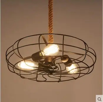 Fan American Country Loft Industrial Pendant Lighting Fixtures Edison Rope Vintage Lamp Lamparas Suspension Luminaire
Fan American Country Loft Industrial Pendant Lighting Fixtures Edison Rope Vintage Lamp Lamparas Suspension Luminaire