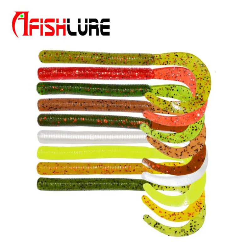 8pcs/lot Afishlure Silicon Grubs 80mm Soft Baits Simulation Carp Fishing Isca Pesca Knife Tail Soft Worm Fishing
8pcs/lot Afishlure Silicon Grubs 80mm Soft Baits Simulation Carp Fishing Isca Pesca Knife Tail Soft Worm Fishing