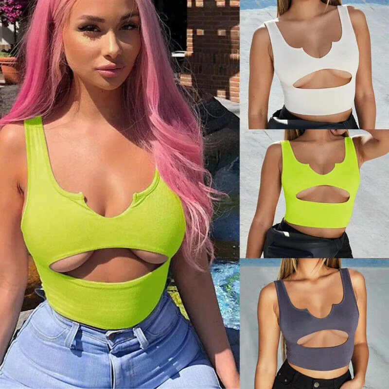 2019 New Sexy Women Cut Hollow Out Tank Vest Crop Tops Hole Crochet Stretch Sportwear Sleeveless V-neck Tank Vest Cami Outwear 
2019 New Sexy Women Cut Hollow Out Tank Vest Crop Tops Hole Crochet Stretch Sportwear Sleeveless V-neck Tank Vest Cami Outwear