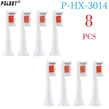Poleet 8pcs Electric Toothbrush Replacement Head P-HX-3014 HX3014 For Philips TobthBrush Heads Soft Bristles Precision Clean
Poleet 8pcs Electric Toothbrush Replacement Head P-HX-3014 HX3014 For Philips TobthBrush Heads Soft Bristles Precision Clean