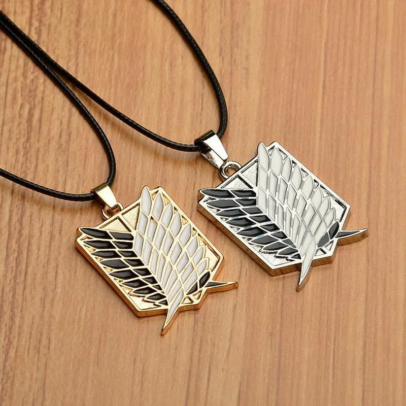 Anime Peripheral Pendant Necklace Attack on Titan Scout Regiment Logo Necklace Survey Corps Erwin Smith Accessories Jewelry
Anime Peripheral Pendant Necklace Attack on Titan Scout Regiment Logo Necklace Survey Corps Erwin Smith Accessories Jewelry