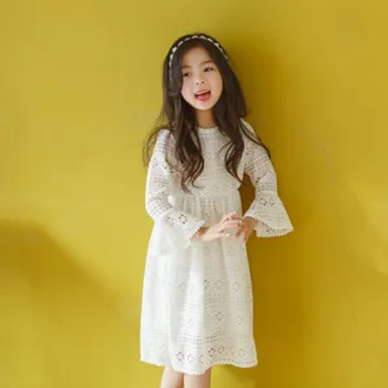 Girls Evening Dress Kids Hollow White Lace Party Dresses Autumn Long Sleeve Mother Daughter Girls Dress Children Clothes Costume
Girls Evening Dress Kids Hollow White Lace Party Dresses Autumn Long Sleeve Mother Daughter Girls Dress Children Clothes Costume