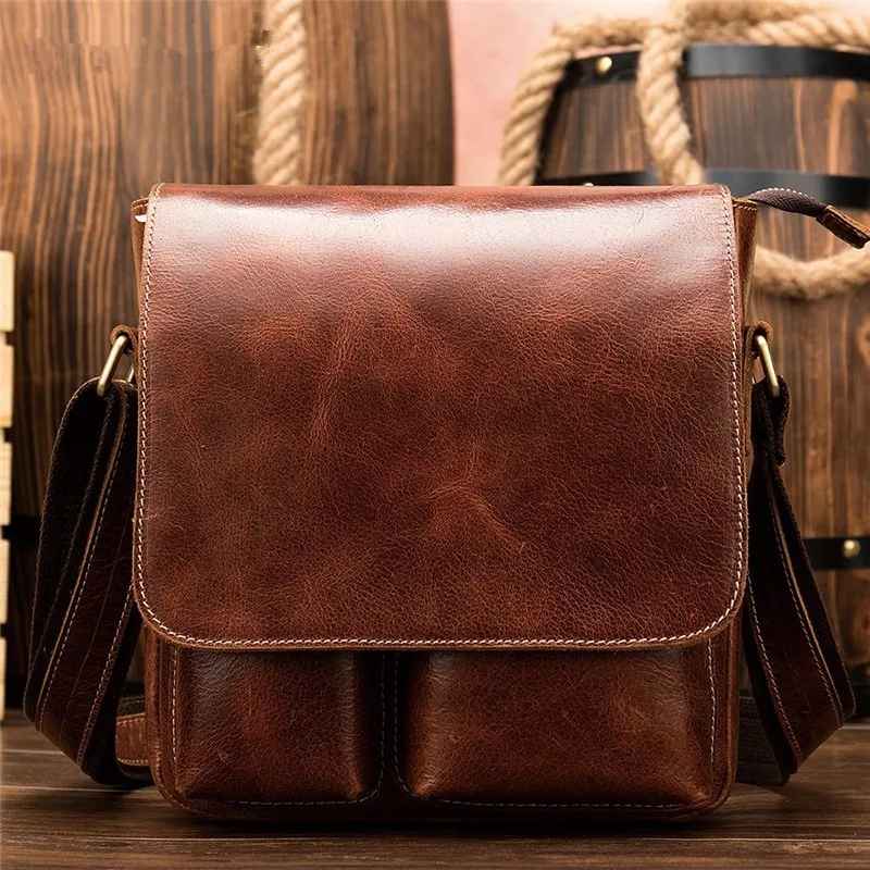 2019 Business Brown Flap Male Solid Messenger Bag Flaps Men Shoulder Bag For 10.5" Ipad Cow Leather 2019 Men's Crossbody Bags
2019 Business Brown Flap Male Solid Messenger Bag Flaps Men Shoulder Bag For 10.5" Ipad Cow Leather 2019 Men's Crossbody Bags