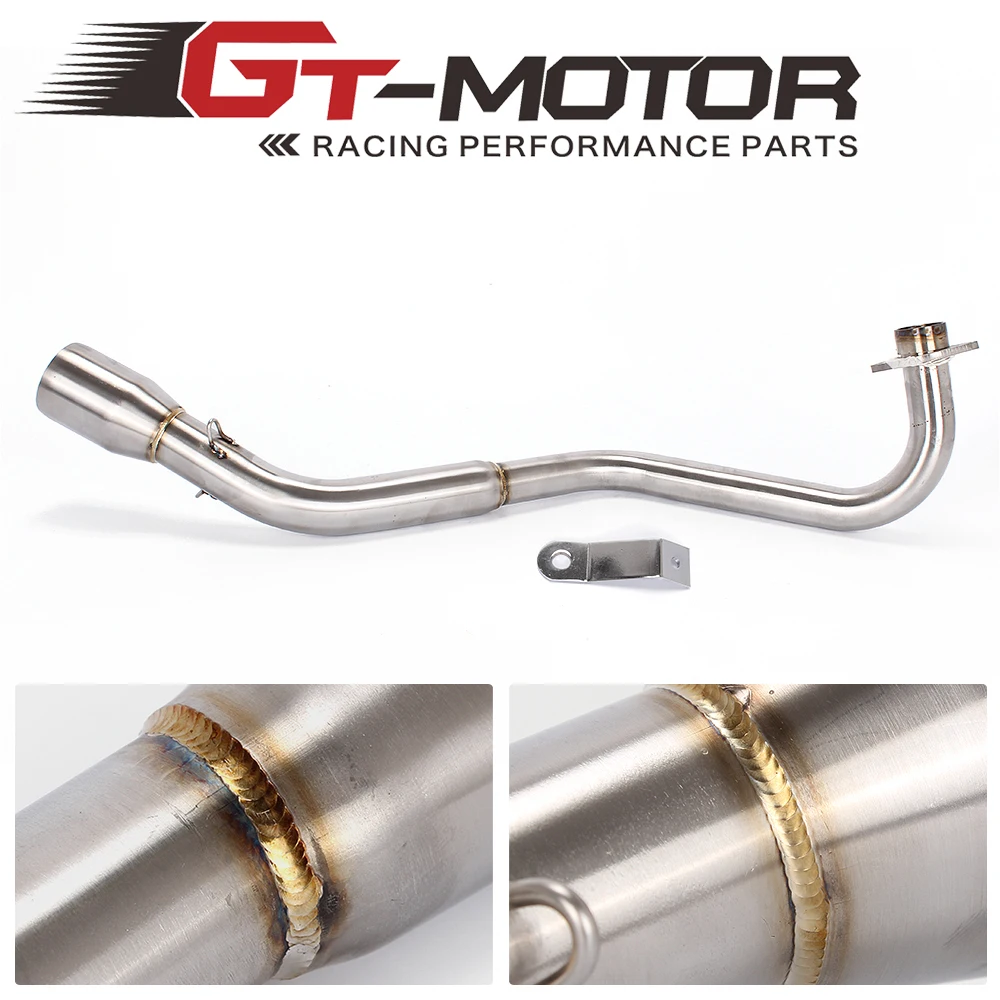 Motorcycle modified stainless steel middle pipe header pipe exhaust system For HONDA GROM MSX125 2013-2019 Slip-On link pipe
Motorcycle modified stainless steel middle pipe header pipe exhaust system For HONDA GROM MSX125 2013-2019 Slip-On link pipe