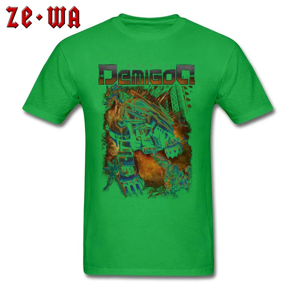 Battle Demigod Father Day 100% Cotton O Neck Tees Short Sleeve Funny Tee Shirt Retro Comics T Shirts Wholesale Battle Demigod green