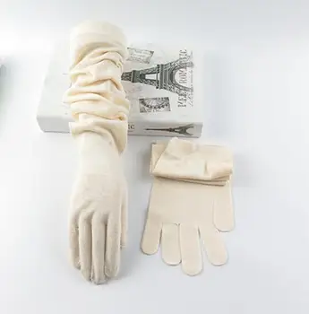 Women's spring summer thin long cotton gloves female summer sunscreen long arm sleeve Uv protection driving glove R1236
Women's spring summer thin long cotton gloves female summer sunscreen long arm sleeve Uv protection driving glove R1236