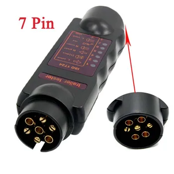 Car Trailer Caravan Vehicle 7 Pin Towing Trailer Tester Bar Light Wiring Circuit Tester Plug Socket Test Detector Black LED 12V
Car Trailer Caravan Vehicle 7 Pin Towing Trailer Tester Bar Light Wiring Circuit Tester Plug Socket Test Detector Black LED 12V