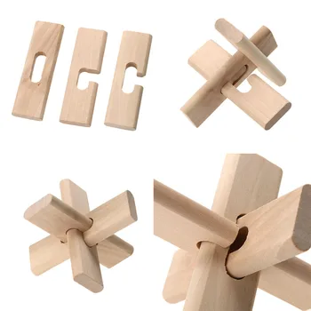 Kids Classical IQ Brain Teaser Puzzle Toy 3 Wooden Sticks Kong Ming Lock Classical Wooden Puzzle Lock Children Educational Toys
Kids Classical IQ Brain Teaser Puzzle Toy 3 Wooden Sticks Kong Ming Lock Classical Wooden Puzzle Lock Children Educational Toys