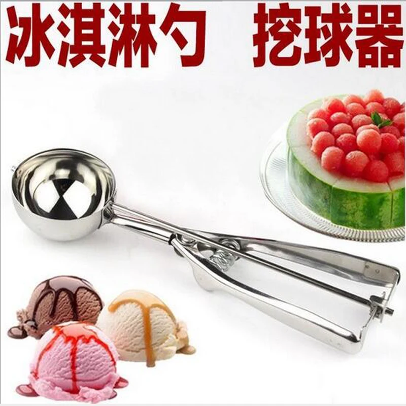 Creative Functional Encironmental Stainless Steel Ice Cream Scoop Digging Ball Spoon Kitchen Accessories Gadgets Summer Gadgets
Creative Functional Encironmental Stainless Steel Ice Cream Scoop Digging Ball Spoon Kitchen Accessories Gadgets Summer Gadgets