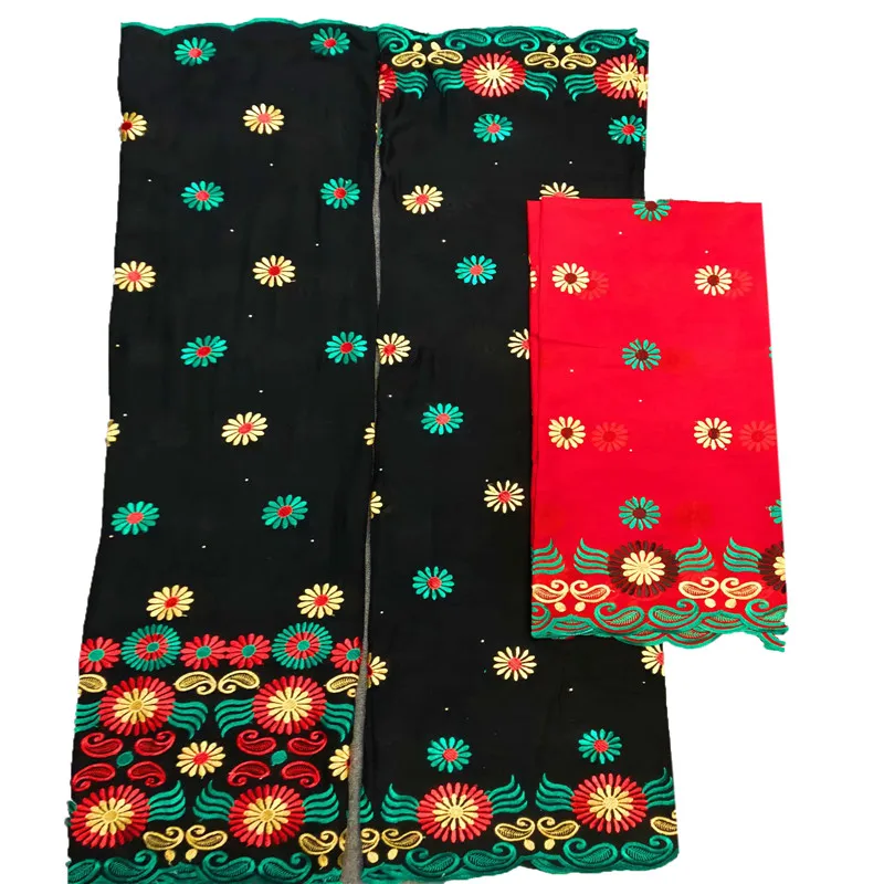 Black 5+2 Yard Bazin Riche Getzner 2018 High Quality African Lace Fabric With Stones Nigeria lace fabric For Bride JA248-1
Black 5+2 Yard Bazin Riche Getzner 2018 High Quality African Lace Fabric With Stones Nigeria lace fabric For Bride JA248-1