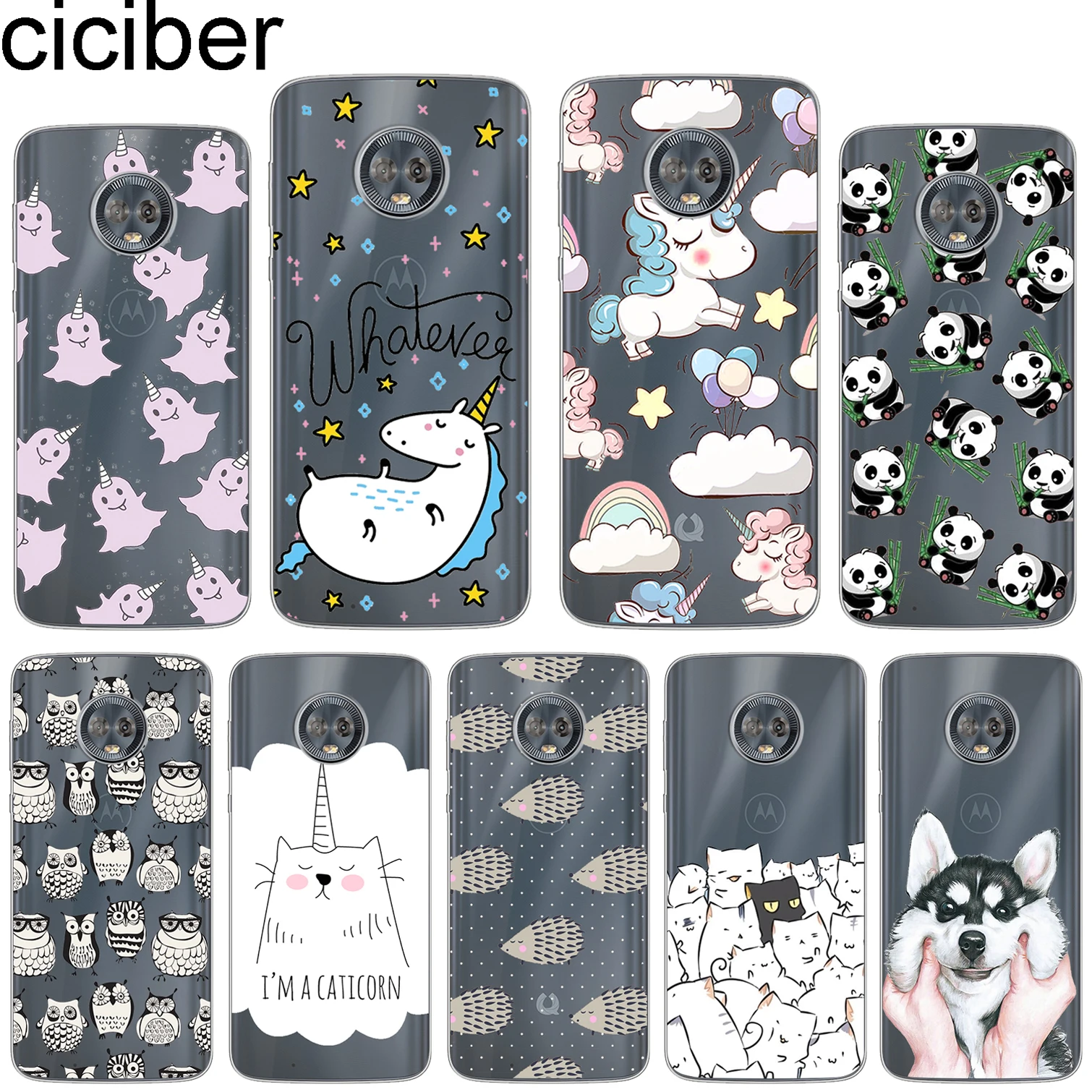 ciciber for Motorola Moto C Z2 Z3 ONE P30 G4 G5 G5S G6 E3 E4 E5 Play Plus Power M X4 Soft silicone TPU Cute Unicorn Phone Cases
ciciber for Motorola Moto C Z2 Z3 ONE P30 G4 G5 G5S G6 E3 E4 E5 Play Plus Power M X4 Soft silicone TPU Cute Unicorn Phone Cases