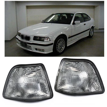 2x Corner Lights Turn Signals Clear Sidelights Side Lamp For BMW E36 3-Series 4DR Base Sedan 1992-1999 For BMW M3 4DR 1997/1998 
2x Corner Lights Turn Signals Clear Sidelights Side Lamp For BMW E36 3-Series 4DR Base Sedan 1992-1999 For BMW M3 4DR 1997/1998
