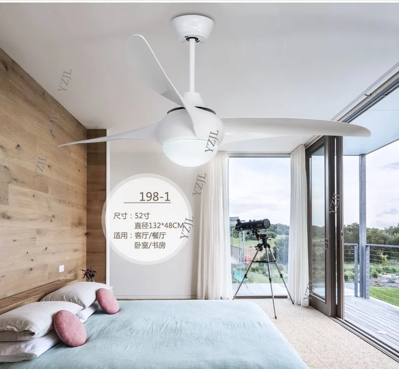 Ceiling fan light living room restaurant Fan light ceiling Minimalism modern American Fan led ABS white lights fan 52inch
Ceiling fan light living room restaurant Fan light ceiling Minimalism modern American Fan led ABS white lights fan 52inch
