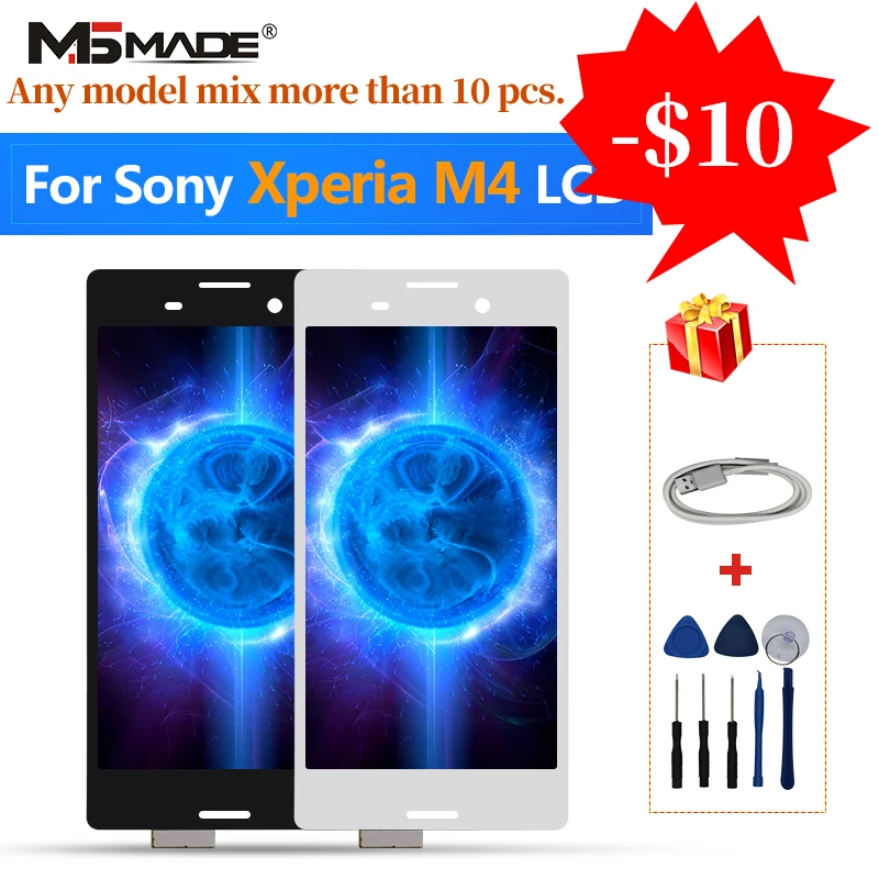 5.0" For Sony Xperia M4 Aqua E2303 E2353 E2333 LCD & Touch Screen Digitizer Display Replacement Assembly Parts With Frame IPS
5.0" For Sony Xperia M4 Aqua E2303 E2353 E2333 LCD & Touch Screen Digitizer Display Replacement Assembly Parts With Frame IPS
