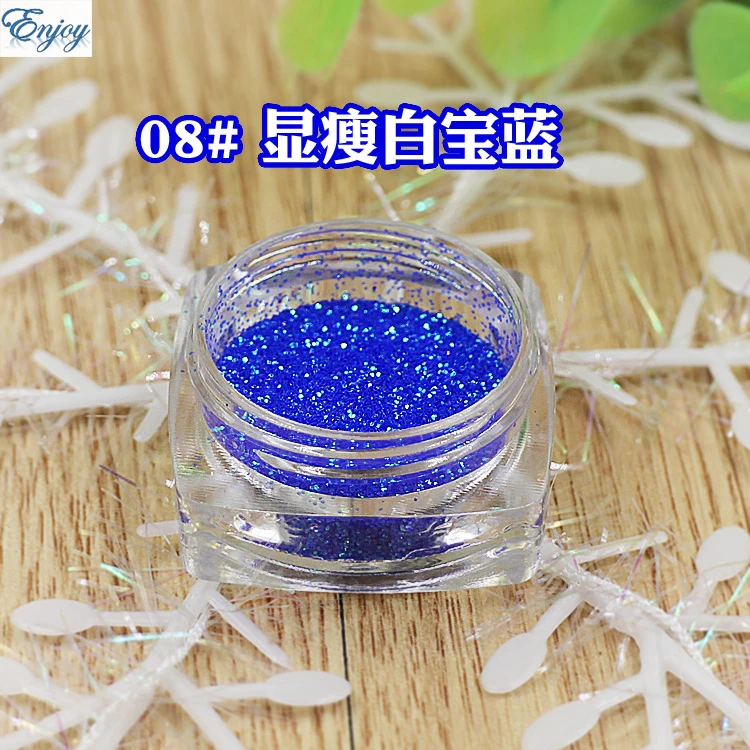 Colorful blue and green series fine glitter powder phosphor powder for DIY nail, 500g/bag,decorating material
Colorful blue and green series fine glitter powder phosphor powder for DIY nail, 500g/bag,decorating material