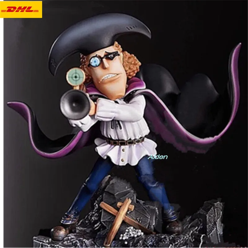 

7" Statue ONE PIECE Bust Van Auger Full-Length Portrait Blackbeard Pirates Sniper GK Action Figure Model Toy BOX 18CM Z1366