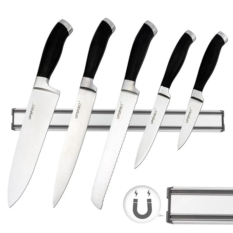 Magnetic Knife Holder 14 Inch Stand for Kitchen Knives Wall Mount Aluminum Block Storage Holder Chef Rack Strip Utensil
Magnetic Knife Holder 14 Inch Stand for Kitchen Knives Wall Mount Aluminum Block Storage Holder Chef Rack Strip Utensil