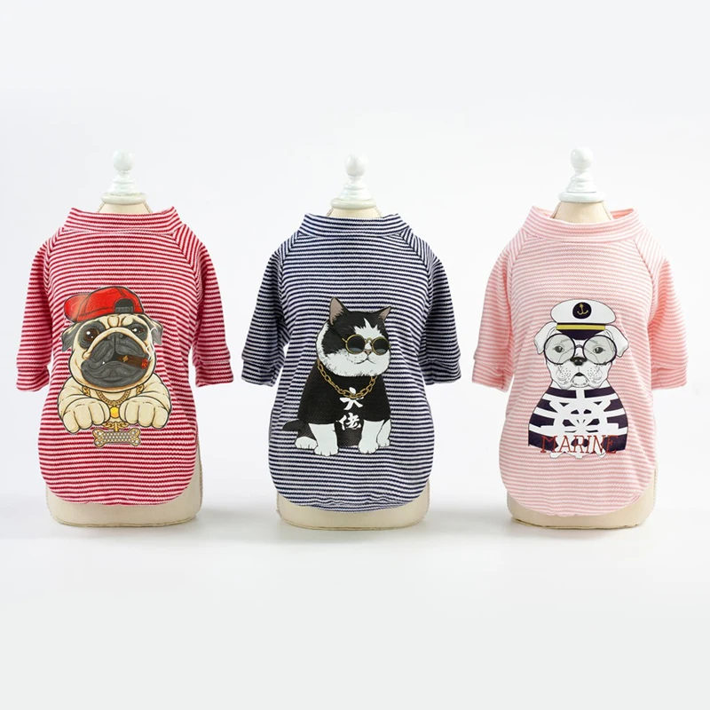 Soft Cotton Puppy Cat Shirt Clothes Summer Dog Vest for Small Dogs Stripe French Bulldog Pug Shirts Clothing Dog Kedi Cat Tshirt
Soft Cotton Puppy Cat Shirt Clothes Summer Dog Vest for Small Dogs Stripe French Bulldog Pug Shirts Clothing Dog Kedi Cat Tshirt